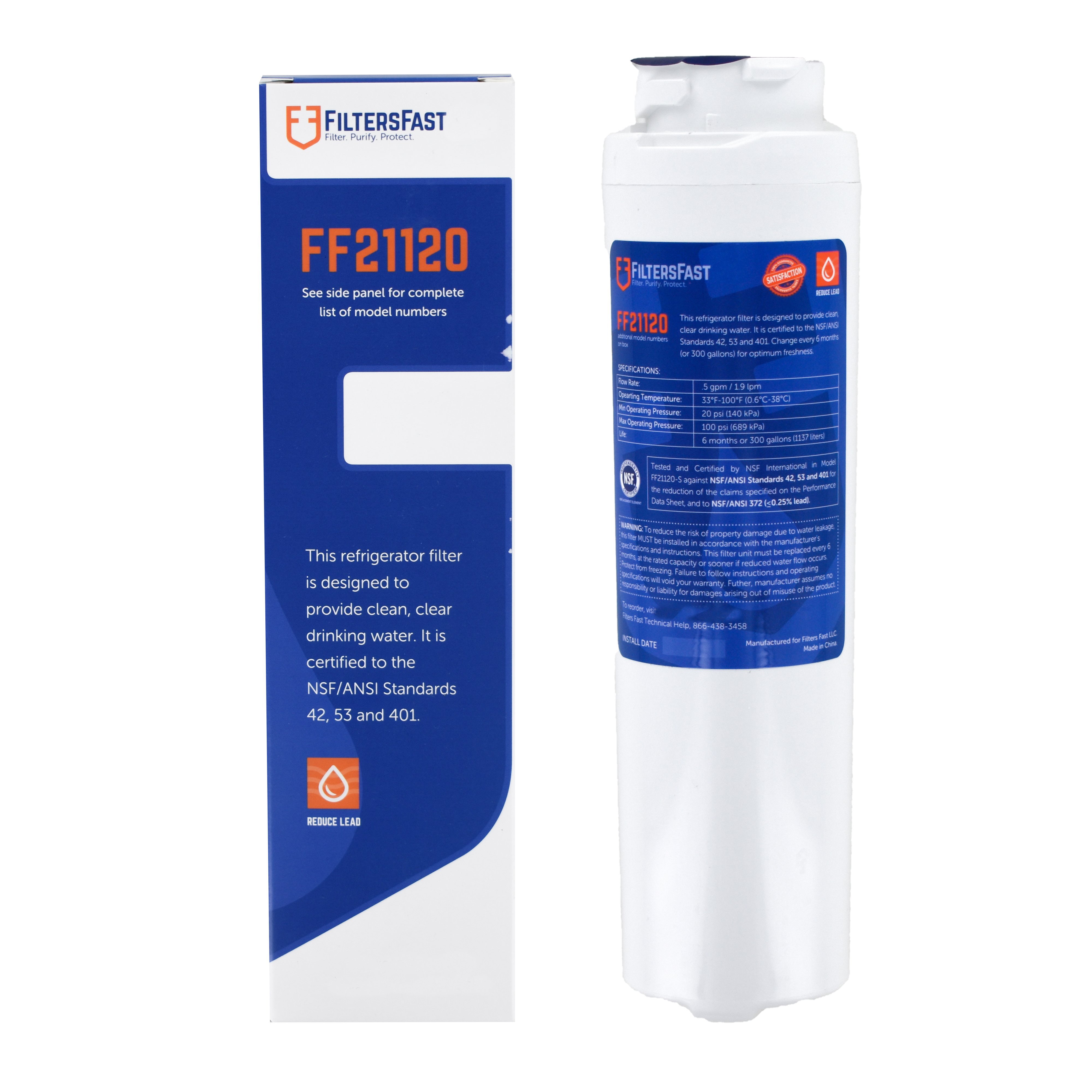 Filters Fast® FF21120 Replacement for GE AP3997949