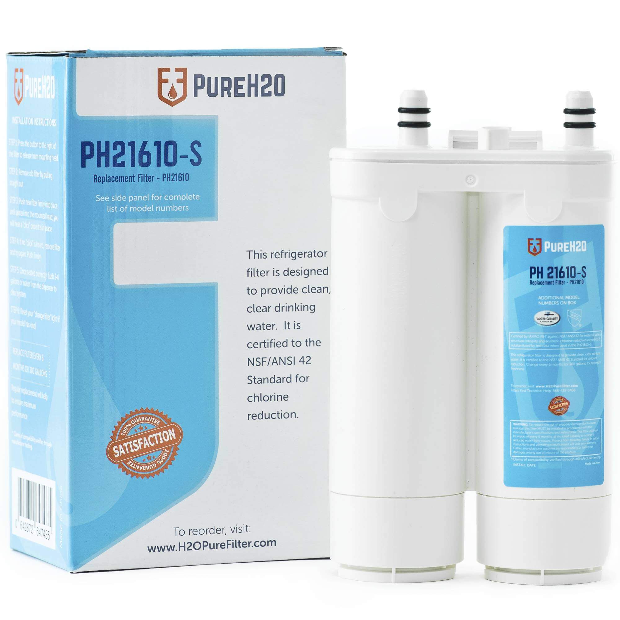 PureH2O PH21610 Replacement for Frigidaire FC-100