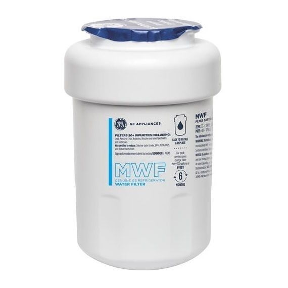 GE Refrigerator GCE21MGTBFSS replacement part GE MWF SmartWater Filter Replacement - Genuine GE Part MWFP, MWFA