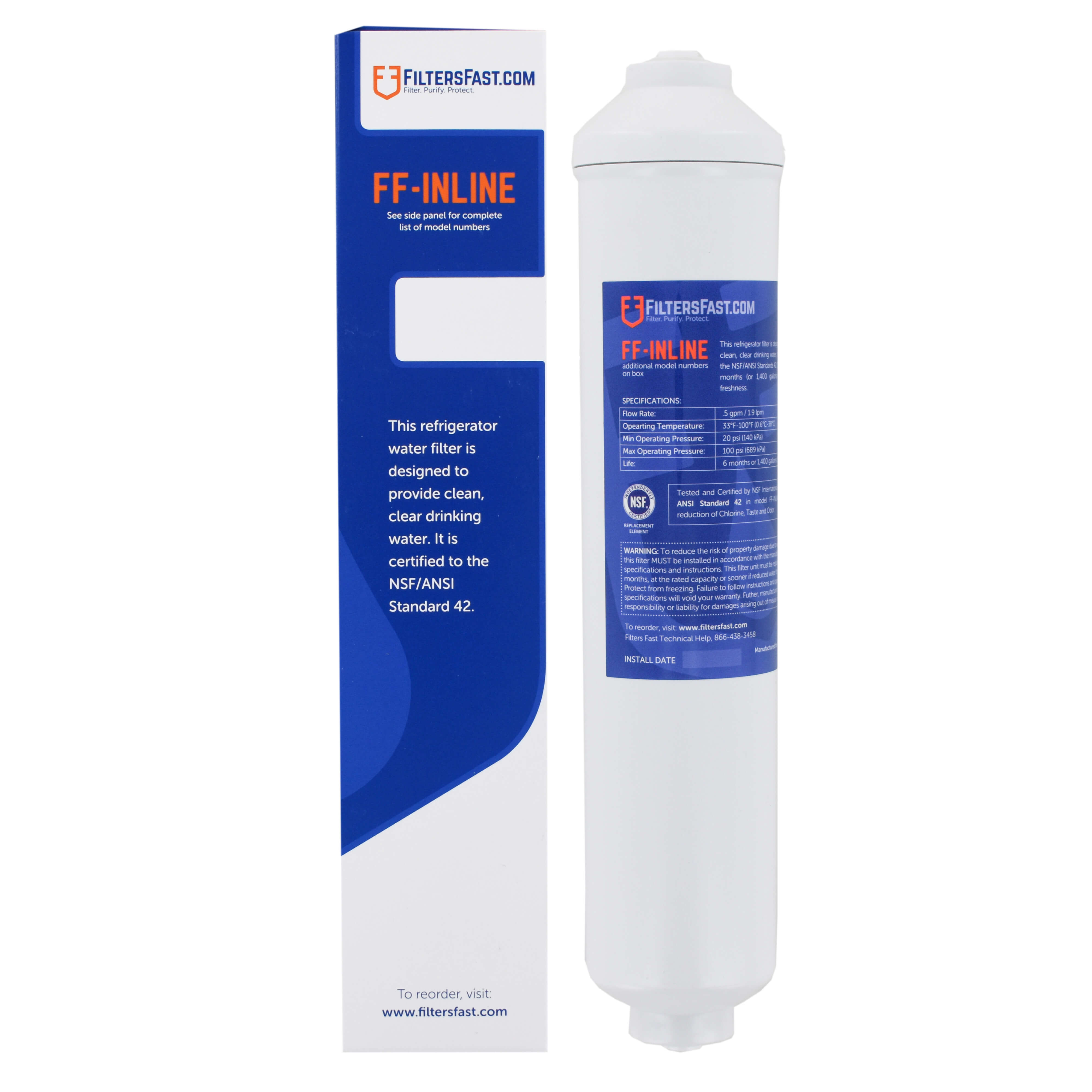 Filters Fast&reg; FF-INLINE Replacement for American Plumber WICS